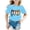 0-Light Blue805, variant on Tiijoy Girls Summer T-Shirt Cute Cartoon Cat Print Short Sleeve T Shirt Graphic Tee, Sizes 2-14