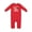 Red, variant on Yes, This is My 1st Rodeo Cowboy Hat with Red Band, Lasso Baby Romper Coveralls