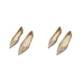 thumbnail image 4 of Zapatos Planos Qarigey Puntiagudos De 2 Piezas Para Mujer Cuero De Fibra Textura Rica Cómodos Zapatos De Corte Para Boda, 4 of 6