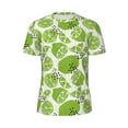 thumbnail image 5 of Wukai Green Various Lemons Print Men's Short-Sleeved Mesh T-Shirt,Quick-Dry Short Sleeve Workout T-Shirt-3X-Large, 5 of 8