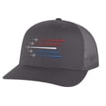 thumbnail image 2 of Air Force Trucker Hat - Military Aviation Cap with Silver Planes | Patriotic Snapback (RoyalBlue), 2 of 9