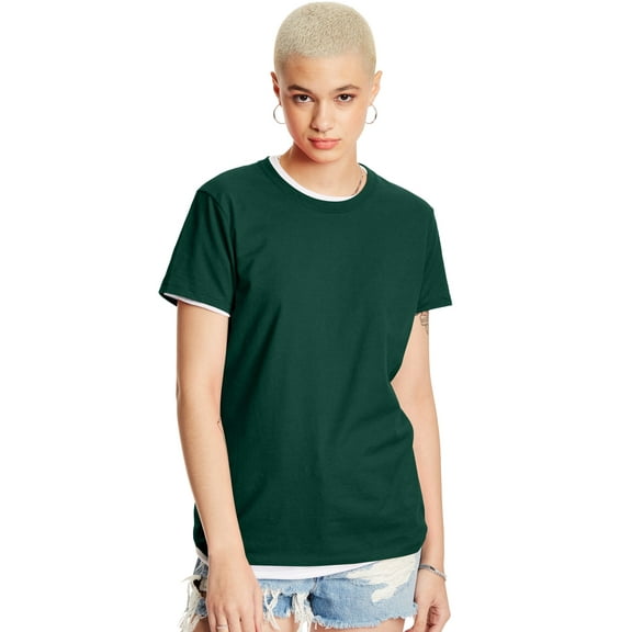 Hanes Womens Perfect-T Short Sleeve Cotton T-Shirt