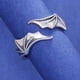 thumbnail image 2 of 2 anillos ajustables de alas de murciélago con forma de ala en ángulo, abiertos, vintage, para decoración., 2 of 6