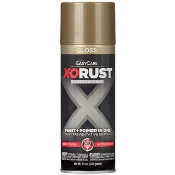 X-O Rust XOP32-AER 12 oz Can of Gloss Bronze Anti-Rust Enamel Spray Paint
