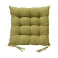 thumbnail image 4 of Naiovety Cojín de asiento de lino, reemplazo cuadrado de algodón PP, Color sólido, sillón de oficina que no se desvanece, silla de Type2 NO2, 4 of 6