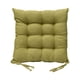 thumbnail image 5 of Cojín de asiento Injueey Lino antideslizante Verde 2Conjunto, 5 of 6