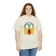 thumbnail image 6 of Scream emoji graphic t shirt smiley face t shirt Unisex Heavy Cotton Tee, 6 of 8