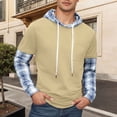 thumbnail image 1 of MHFRRA Sudadera con Capucha y Estampado de Cuadros, de Manga Larga, Informal, de Dos Piezas, para Otoño E Invierno, Ropa de Calle Cómoda para Uso Diario Marrón, 1 of 4