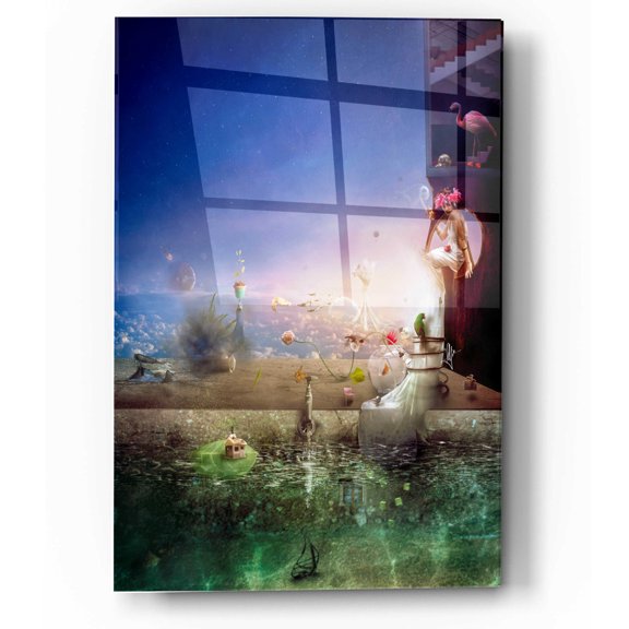 Epic Art 'Hidden Place' by Mario Sanchez Nevado, Acrylic Glass Wall Art, 12"x16"