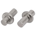 thumbnail image 2 of Unique Bargains Furniture 304 Stainless Steel Round Shelf Holder Support Pins 4mm Pin Dia 5Pcs, 2 of 2