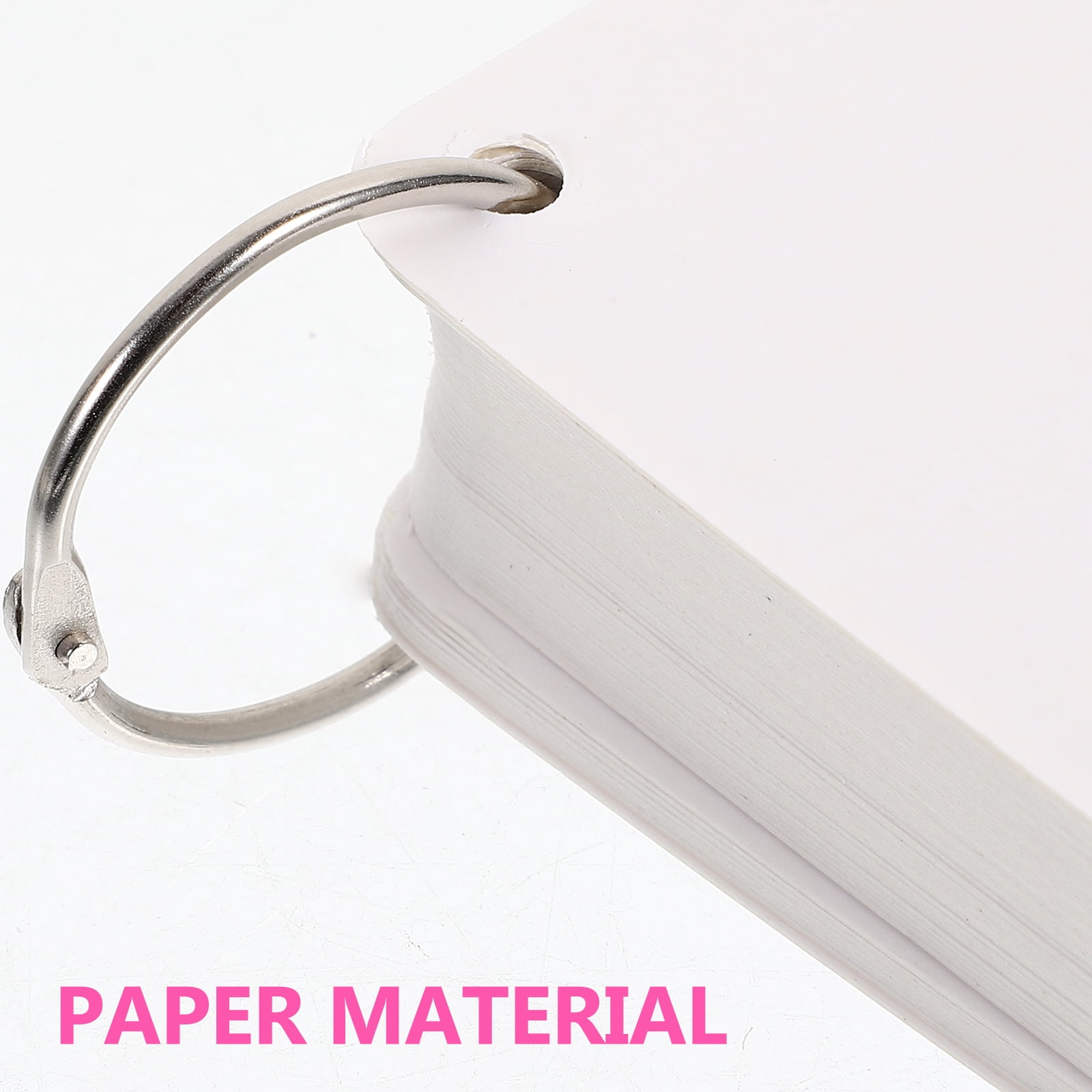 mini blank flash cards with binder ring zmybcpack 6 Pack 3x5 Inch Rings (60 Sheets Each Pack), Blank Easy Flip Index Card Study Cards for Studying NUOBESTY 350 Pcs Blank Flash