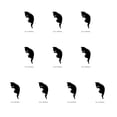 thumbnail image 1 of Bewildely Cute Light Switch Stickers Cartoon Animal Apartment Decoration Panel Decal Living Self-adhesive 6x10cm Room Detachable 10Conjunto, 1 of 6