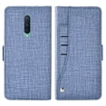 thumbnail image 4 of OnePlus Étui 8, Étui Portefeuille en Cuir Véritable, Design Folio Ajusté avec Support et Fentes pour Cartes, Étui à Rabat pour OnePlus 8 (Bleu), 4 of 5