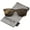 Tortoise-Gold / Brown, variant on Unisex Super Flat Slim Metal Temples Square Flat Lens Horn Rimmed Sunglasses 51mm (Black-Gold / Green) - 51mm