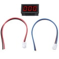 thumbnail image 2 of 4-Wire 3-Digit Digital Ammeter/Ampere Meter Current Meter Panel Micro-Adjustment Measurement Range Is DC 0-1.00A, 2 of 8