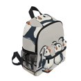 thumbnail image 2 of FORMRS School Backpack with Front Zippered Pocket 12" Student Travel Daypack, Cute Puffin, 2 of 6