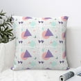 thumbnail image 6 of YFYANG Square Decorative Throw Pillow Case (Without Pillow Insert), Retro Abstract Geometric Pattern Bedroom Sofa Car Cushion Cover, 26"x26", 6 of 9