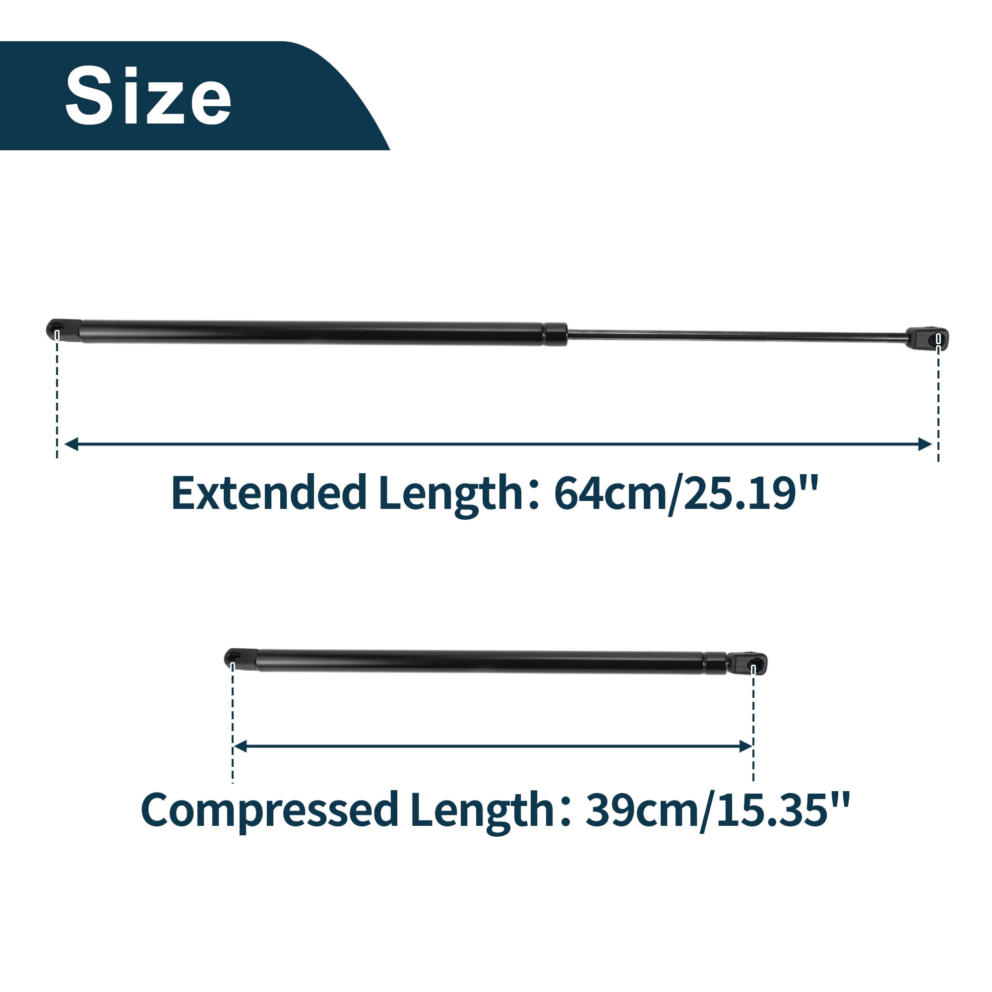 Unique Bargains Front Hood Lift Supports Struts for Buick Enclave