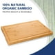 thumbnail image 3 of Tabla de cortar Hiware Bamboo de 3 piezas con ranura para jugo, 3 of 6