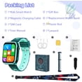 thumbnail image 6 of TOPCHANCES 4G Kids Smart Watch, Kids Cell Phone Watch with GPS Tracker, 2-way Calling, SMS, Voice, Video, Face Unlock Function, Touch Screen Smart Watch for Boys Girls 3-15 (Cyan), 6 of 9