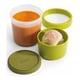 thumbnail image 4 of Recipiente compacto 2 en 1 para alimentos Joseph Joseph Color verde, 4 of 4