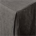 thumbnail image 6 of JERFIT Queen 3-Piece Antimicrobial Bedspread Set with Shams, Split Corner Pleated Quilted Coverlet, Dark Grey Microfiber, 6 of 9