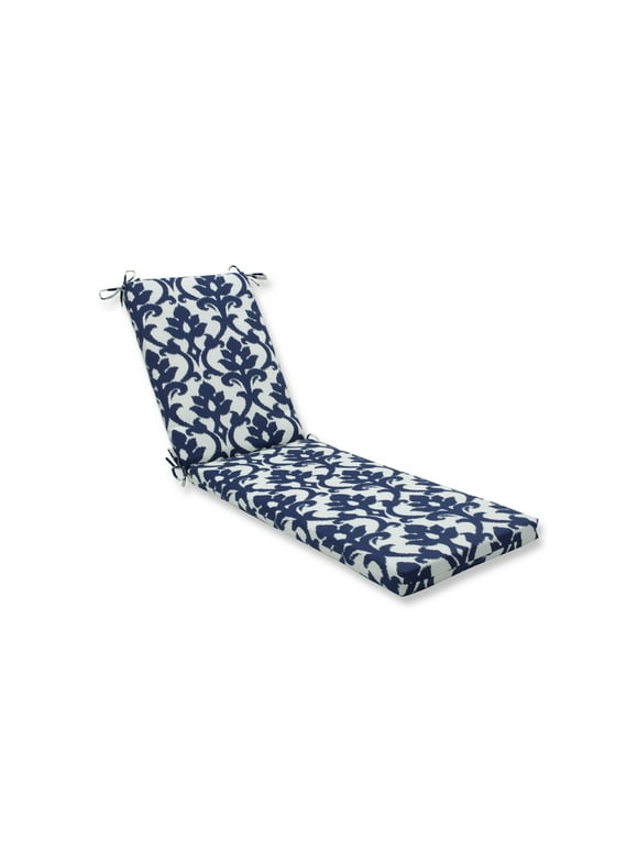 Pillow Perfect  Outdoor/Indoor Basalto Navy Chaise Lounge Cushion 80x23x3