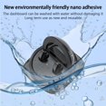 thumbnail image 4 of Universal Dashboard Car Phone Holder with 360° Rotation, Anti-Slip Silicone Base & ABS Construction - Easy One-Hand Installation for Secure GPS Navigation & Phone Mounting on Console, Black (ZM-17), 4 of 6