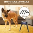 thumbnail image 3 of Soporte Ajustable para Cuencos para Perros TIDANT Negro de Metal, 3 of 6
