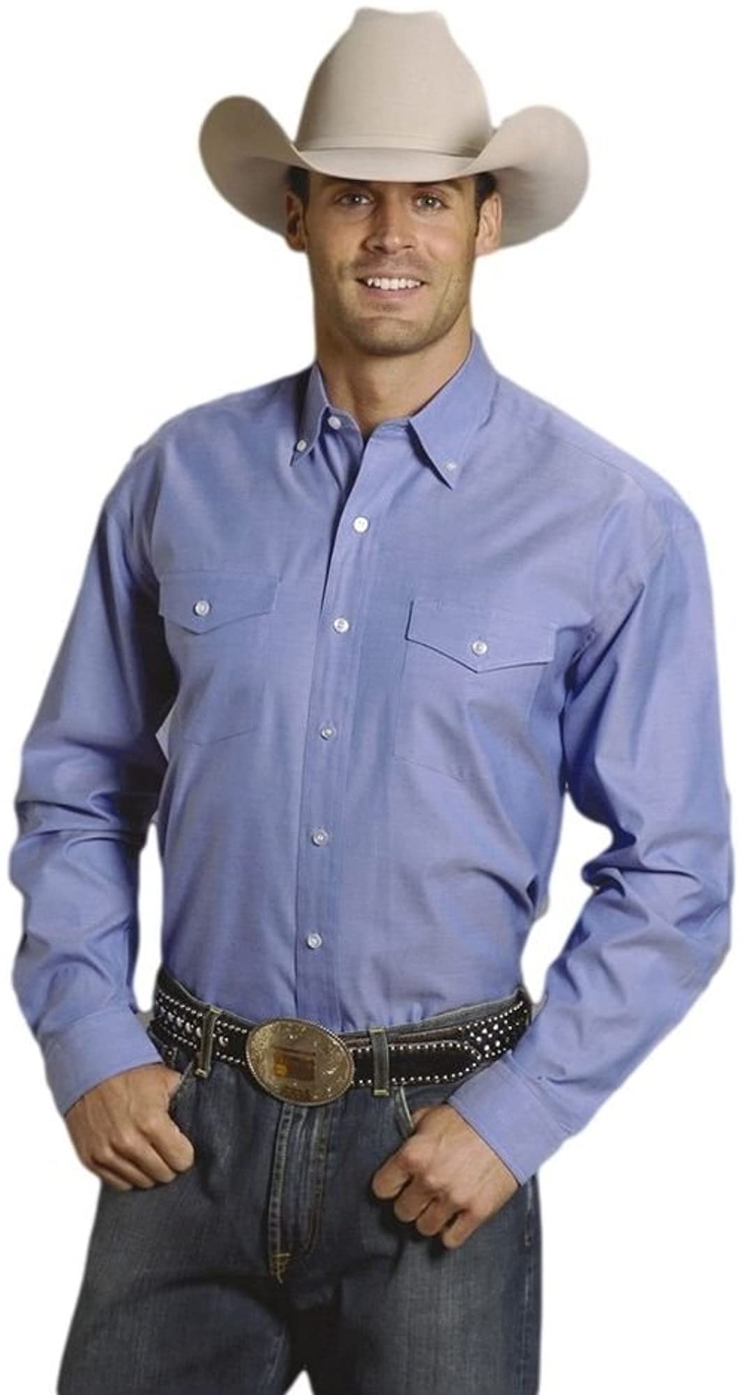 Stetson Western Shirt Mens L/S Button 