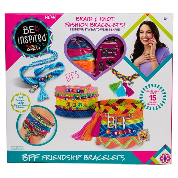 Cra-Z-Art Be Inspired BFF Fashion Friendship Bracelet Making Kit