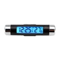 thumbnail image 1 of Termómetro De Reloj De Coche 2 En 1 Con Retroiluminación Azul Alimentado Por Batería Reloj Digital De Coche Multifuncional Indicador De Temperatura Para Automóvil Inevent VI004885-00, 1 of 6
