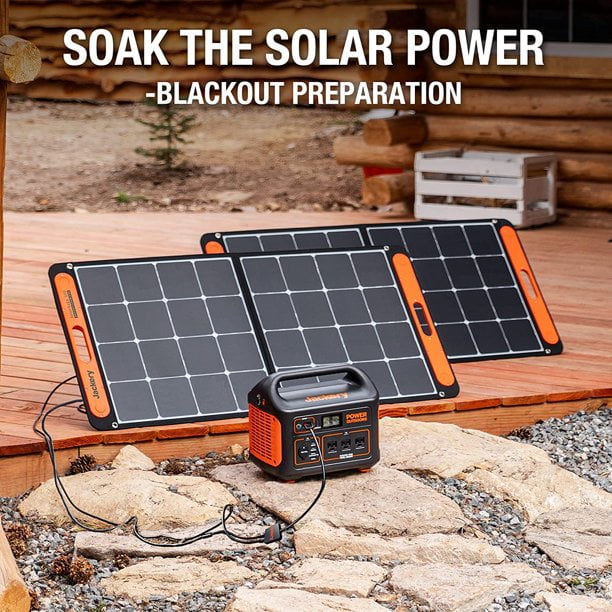 Jackery SolarSaga 100W Portable Solar Panel for Explorer  240/300/500/1000/1500 Power Station