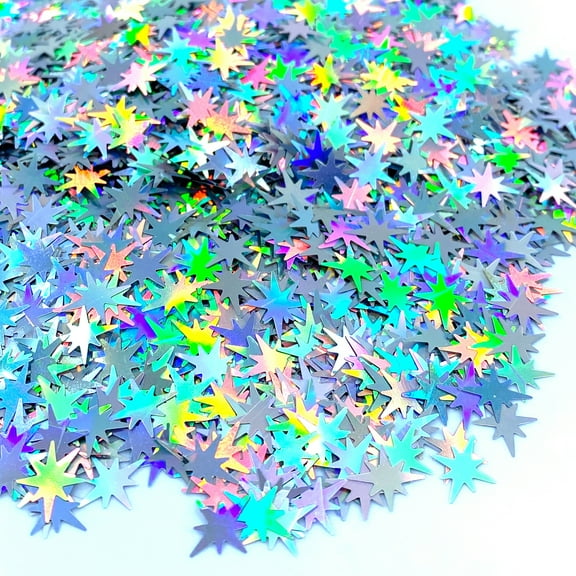 North Star Shape Glitter Confetti (1oz = 28g)