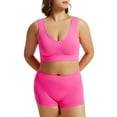 thumbnail image 2 of Conjunto de lencería floral de encaje para mujer - Dos piezas: sujetador y braguitas - Diseño sexy de poliéster - Ropa de dormir para la noche de bodas - Tallas S-XXXXXL, 2 of 5