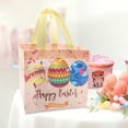 thumbnail image 5 of Easter Gift Bags with Handle Easter Party Supplies Reusable Tote Bags Easter Decoration for Holiday Spring 18 Pcs 8.27 × 5.9 × 7.87 in, 5 of 7