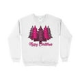 thumbnail image 2 of Women's Pink Merry Christmas Tree Sweatshirt, 2 of 8