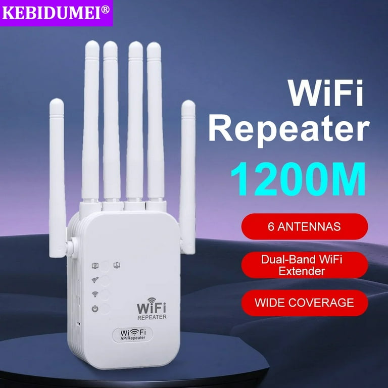Wi-Fiルーター 1200Mbps Wireless Repeater 2.4G 5G Dual Band WiFi Signal