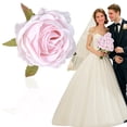 thumbnail image 2 of PPKVUFD 1 Pcs 2.76 inches Artificial Rose Flower Head Fake Rose Artificial Flower for Home DIY Flower Wall Party Birthday Decor, 2 of 9