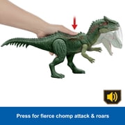 Jurassic World Rebirth Ultimate Damage Allosaurus Light Up Dinosaur Figure, Chomp & Roar Toy