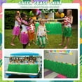 thumbnail image 3 of Luau Grass Table Skirt 9 Feet x 29 Inch Hawaiian Table Skirt for Tropical Hawaiian Party Decorations Luau Party Supplies Tiki Hut Bar Island Beach Party Decor, 3 of 7