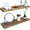 Distressed Walnut, variant on Floating Shelves 24 inch Long, Distressed Rustic Wooden Wall Shelves for Bathroom Living Room Bedroom Kitchen Farmhouse Set of 2-24x6.7x1.25 inch-Distressed Walnut