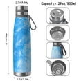 thumbnail image 3 of 29oz Insulated Water Bottle with Tea Infuser, Stainless Steel Travel Mug, Ice Frozen Print, 3 of 6
