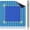 Blue Teal, variant on Green Teal Mahjong Mat (32.5” x 32.5”) with Carrying Bag Non Slip Noise Reduction Gaming Mat Rubber Mahjong Table Cover Accessoriesfor Poker Board Games Dominoes