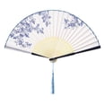 thumbnail image 1 of TIELUTT Dance Photography Prop Hand Fan with Embroidery and Display Background for Photos Payload Atmosphere Overhead Projector Sheets for Tracing Glow in the Dark Posters for Girls Party Curtains De, 1 of 6