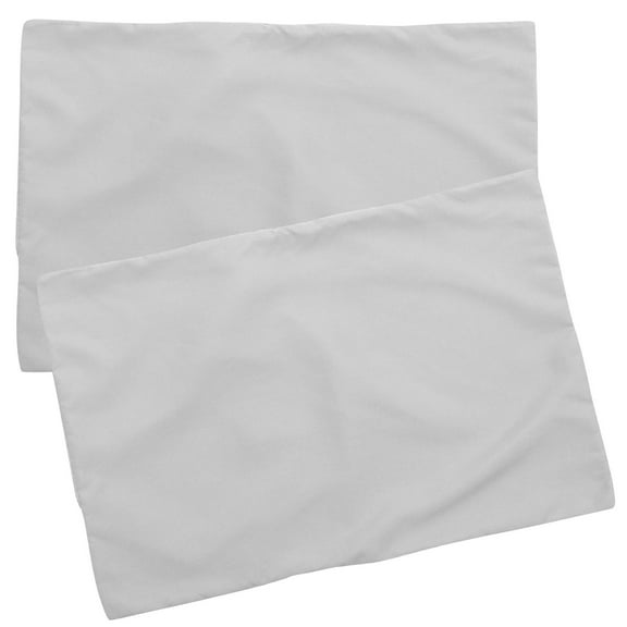 Luxshiny 2Pcs Grey Travel Pillow Case Envelope Closure Lightweight Small Pillow Cover for Comfortable Use