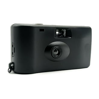 Yashica MF-1 35mm Camera - Leather (Black / Orange) - Walmart.com