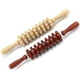 thumbnail image 3 of Wood Massager Roller, Manual Wooden Fascia Massage Roller, Nine Round Belly Massage Equipment Body Wheel, 3 of 4
