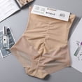 thumbnail image 3 of Pantalones moldeadores de cintura alta transpirables de malla fina de seda de hielo, corsé, ropa interior ajustada para levantar la cadera para mujeres, 3 of 6