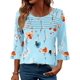thumbnail image 1 of Tops Blingfit Dressy para mujer, manga 3/4, casual, de negocios, XL, 1 of 5